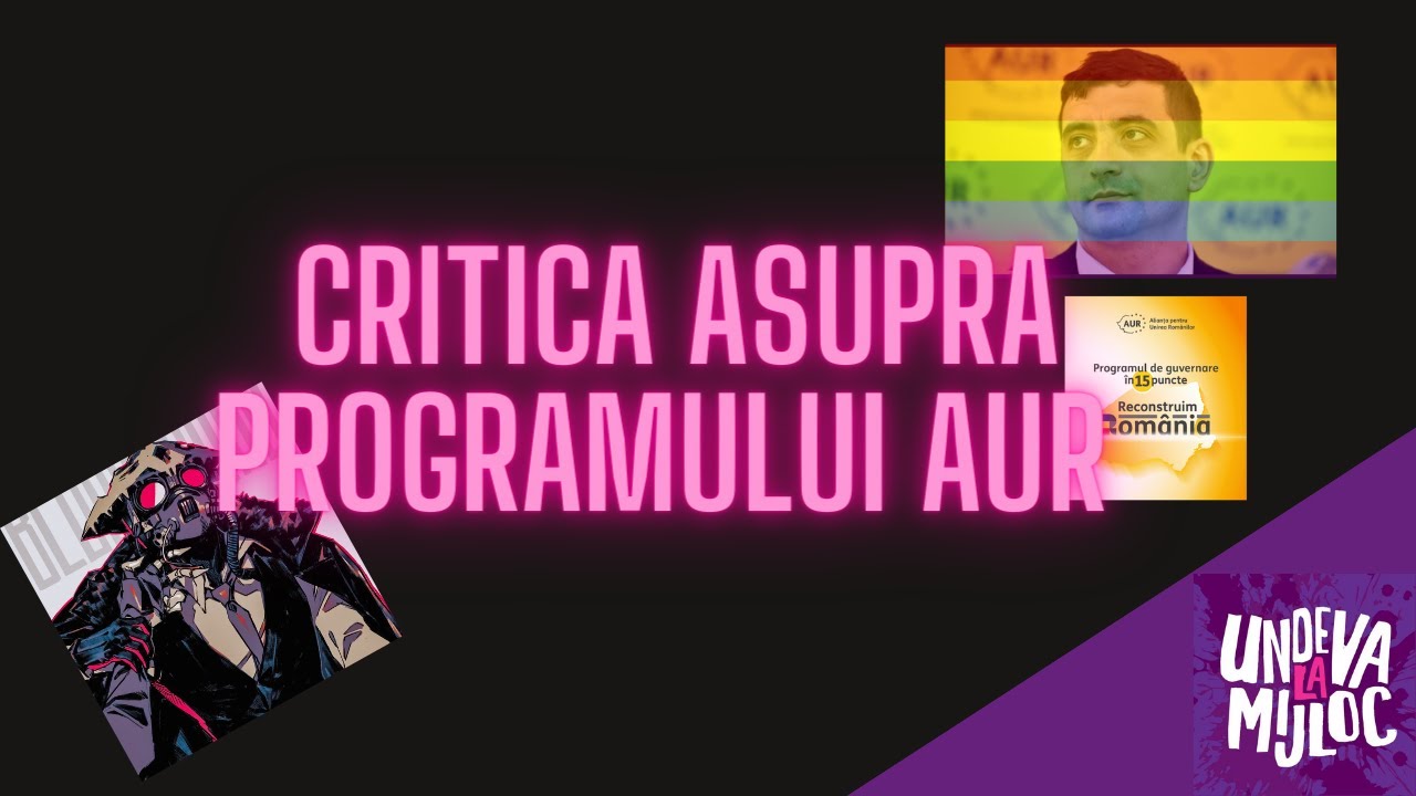 Critica Programul partidului AUR