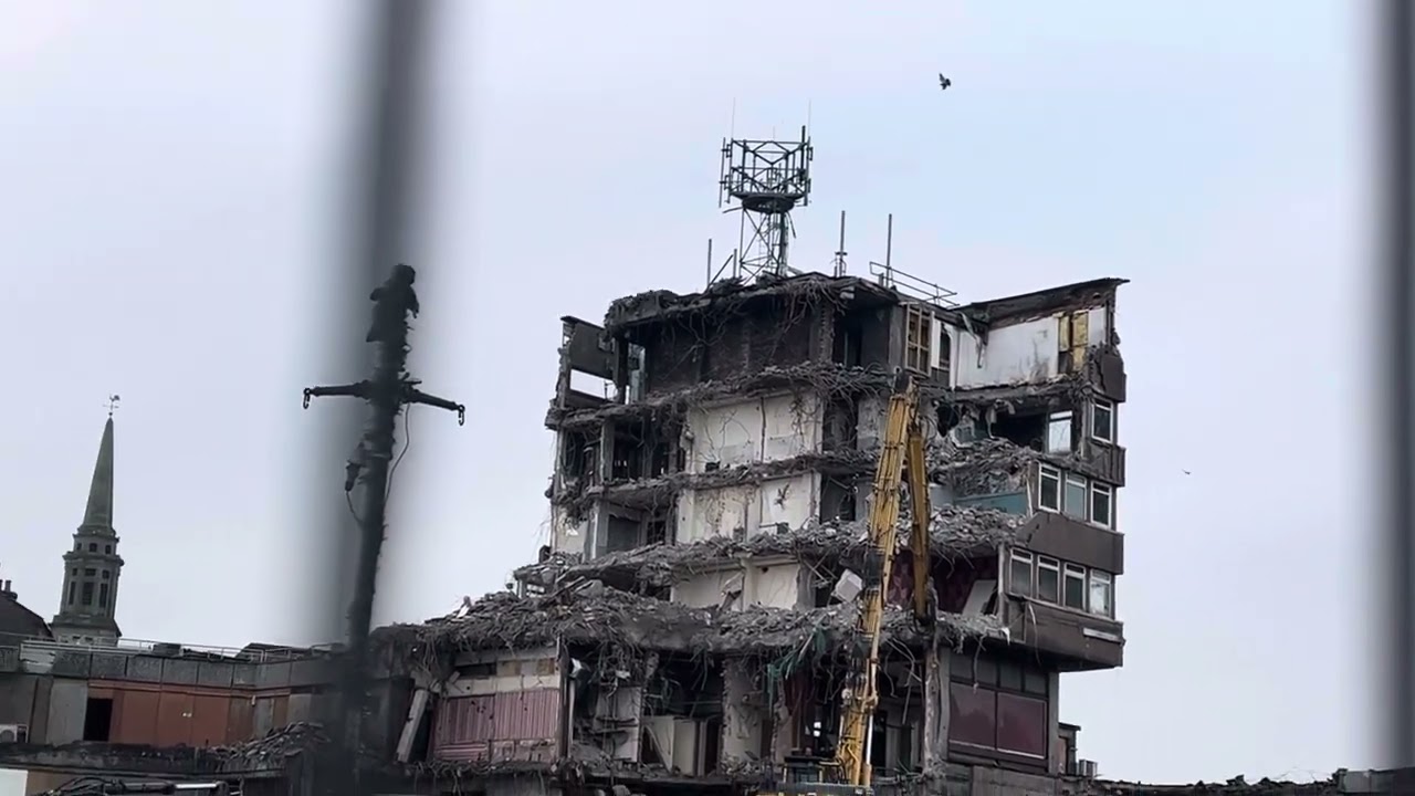 Falkirk Callendar Square Demolition Part 93 ( Update Video on the 31st of January)