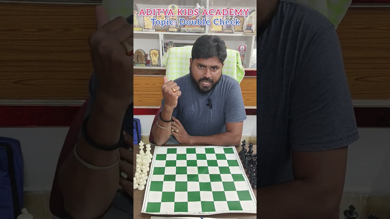 Double Check | Learn to play Chess | Chess Lessons for all | Aditya Kids Academy check  Description 
