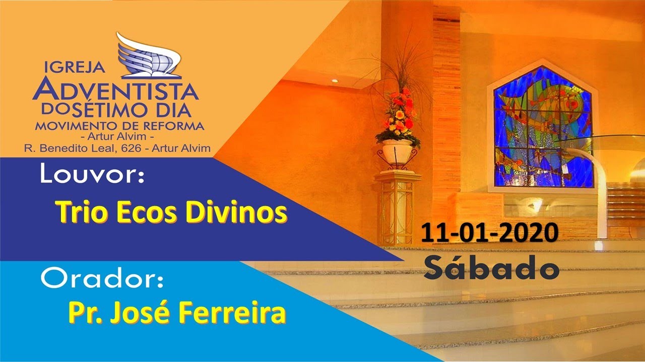 Culto de  Alvim - S&aacute;bado - 11/01/2020