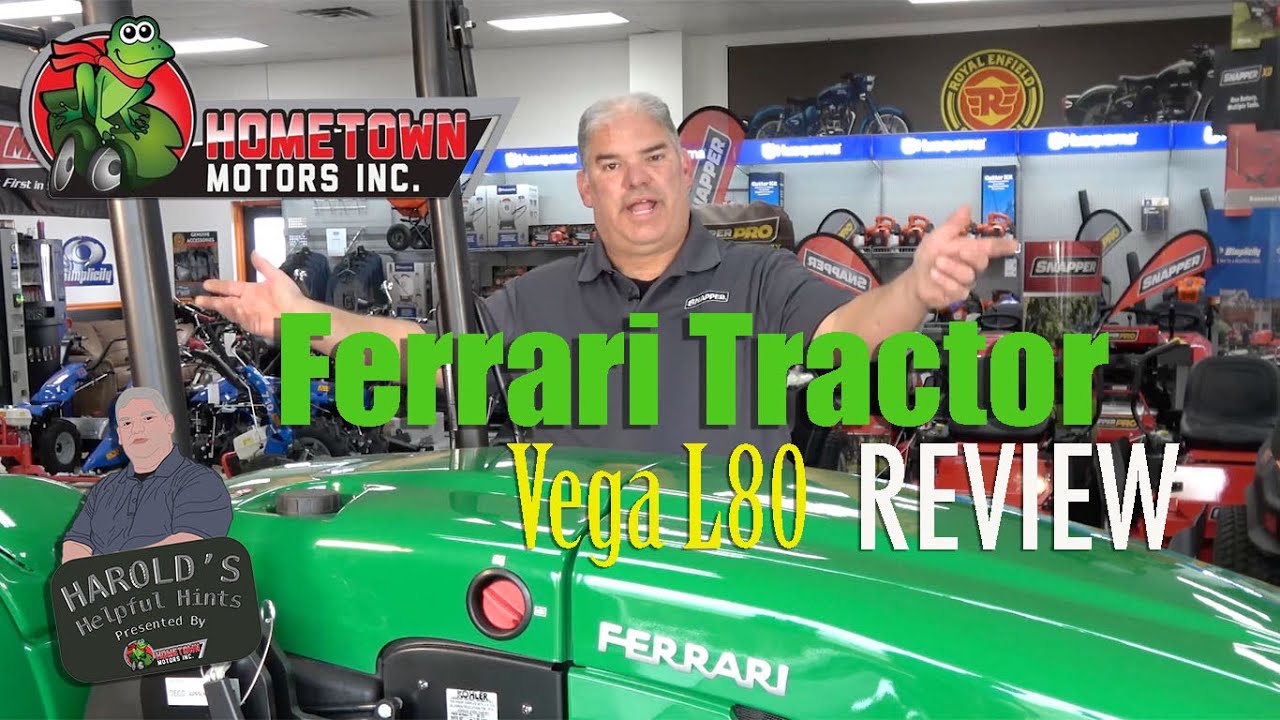 Harold's Helpful Hints - Review: The Ferrari Tractor Vega L80