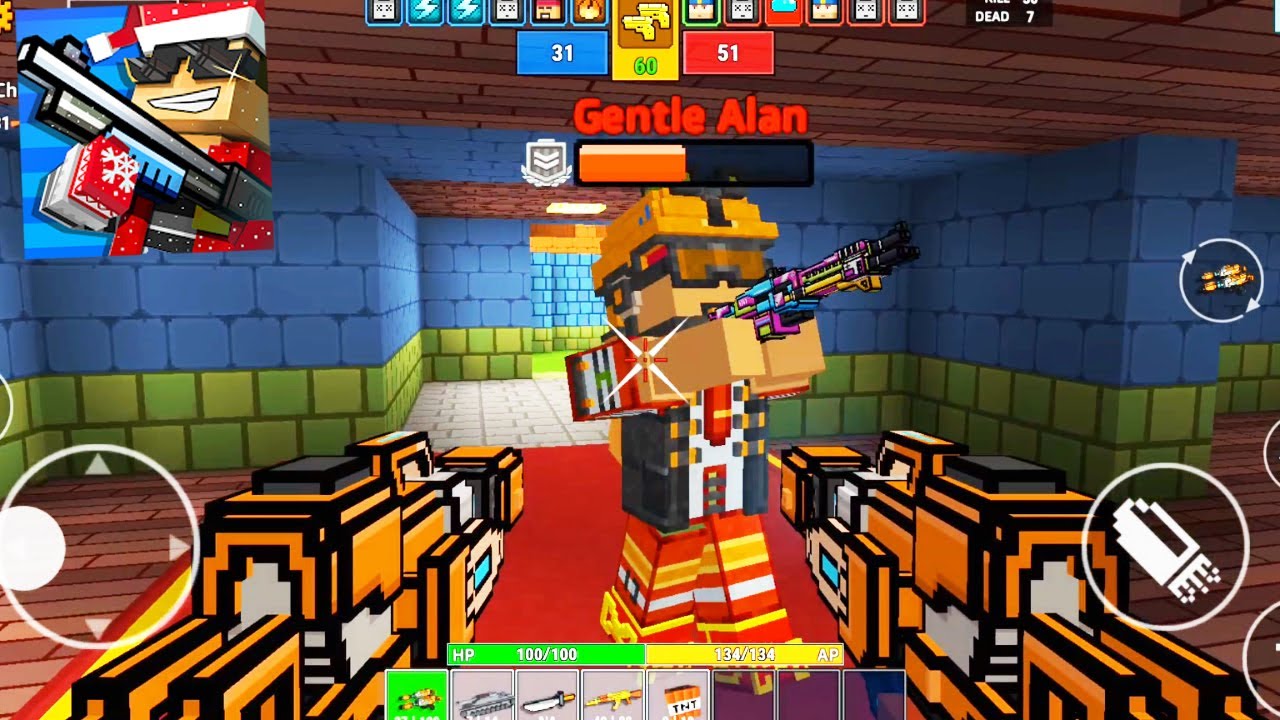 Cops N Robbers: FPS Mini Game - Gameplay Walkthrough Part 12 - Dual Laser Gun (Android Games)