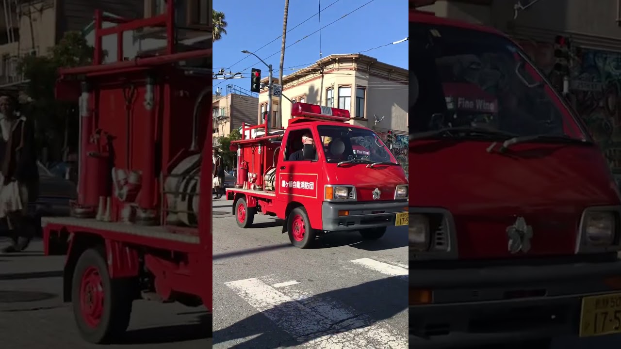 This is how Japanese fire dept ROLLS 🚒