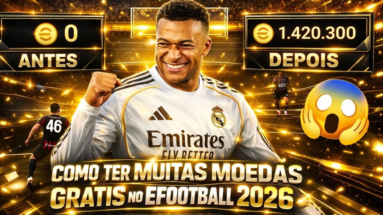 COMO TER MUITAS MOEDAS NO EFOOTBALL 2026 MÉTODO INFALÍVEL!!