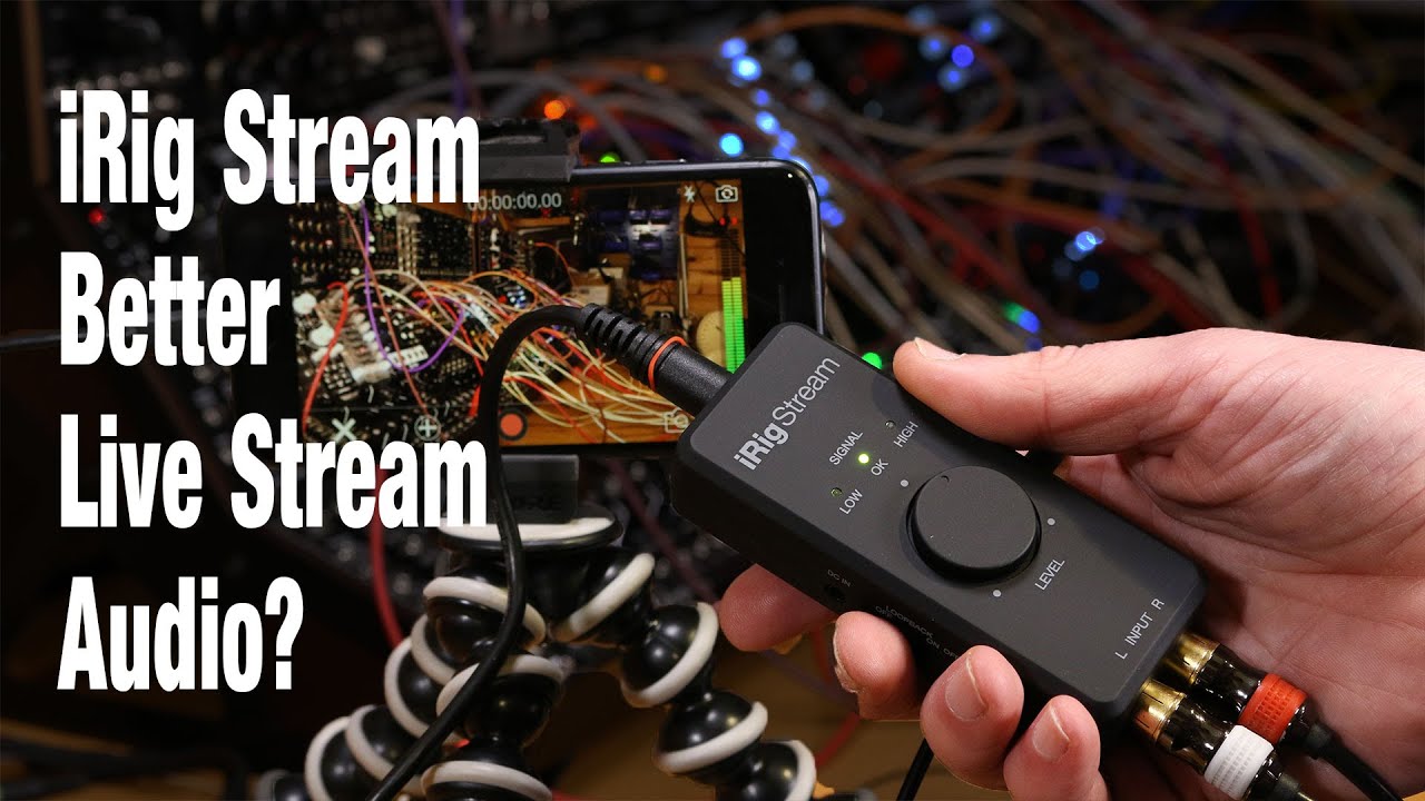 iRig Stream: Upgrade your live stream audio - full review and demo