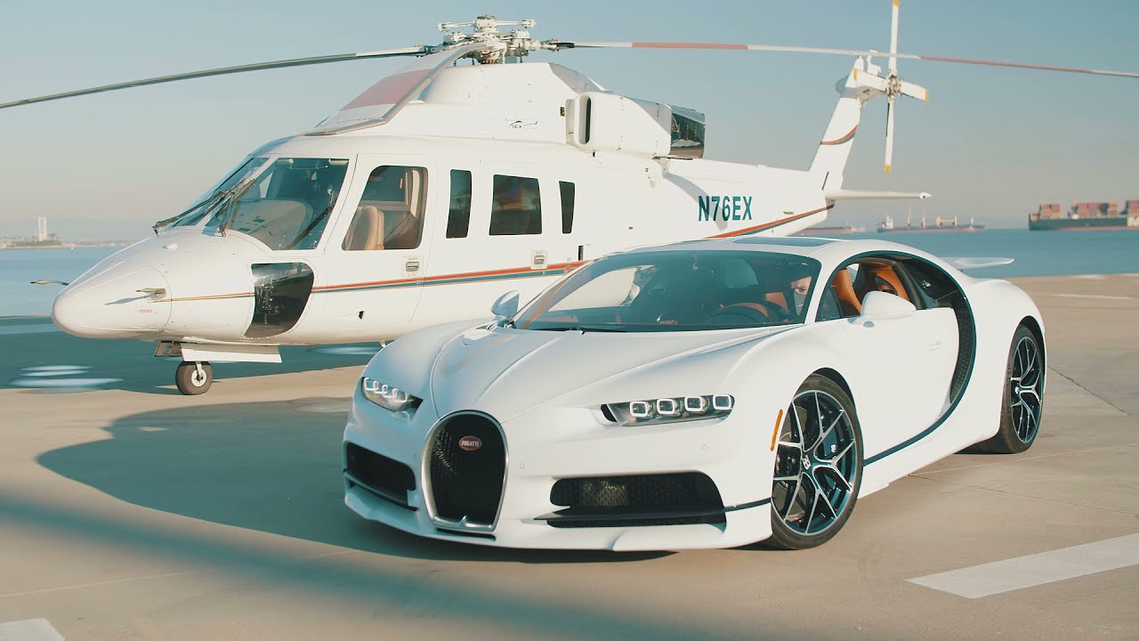 Bugatti Newport Beach x IEX Helicopters