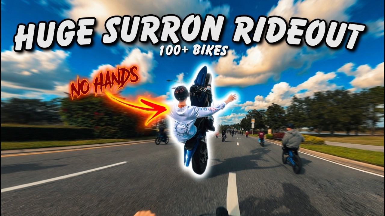 HUGE SURRON RIDEOUT 100+ BIKES (GONE WRONG)
