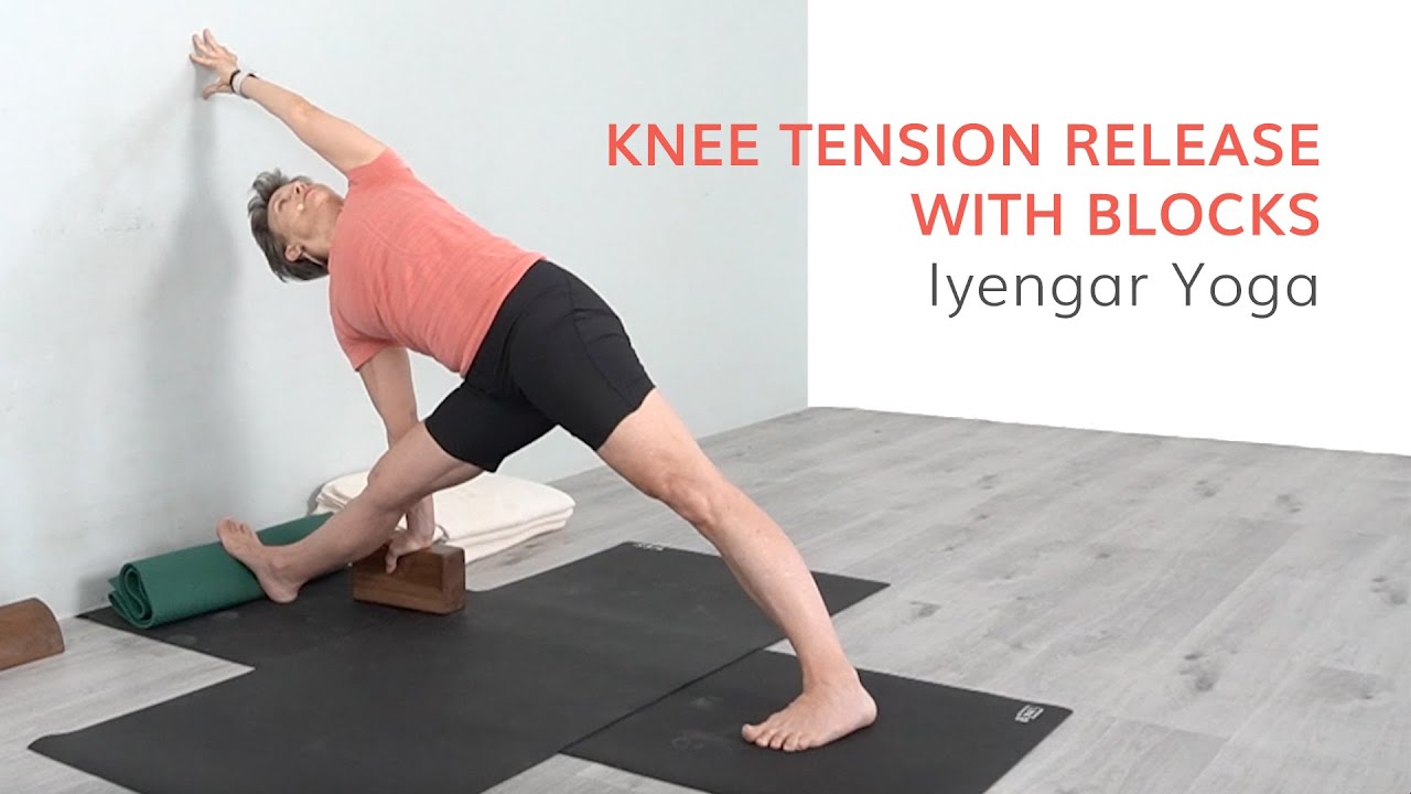 Knee Tension Release with Blocks-Iyengar Yoga