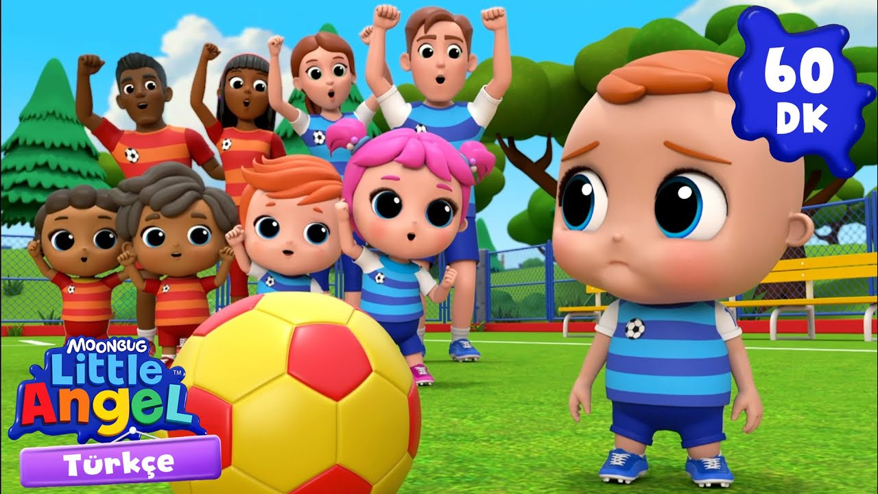 Bebek John'un Futbol Şarkısı ⚽ | LITTLE ANGEL | Çocuk Çizgi Filmleri | Moonbug Kids Türkçe
