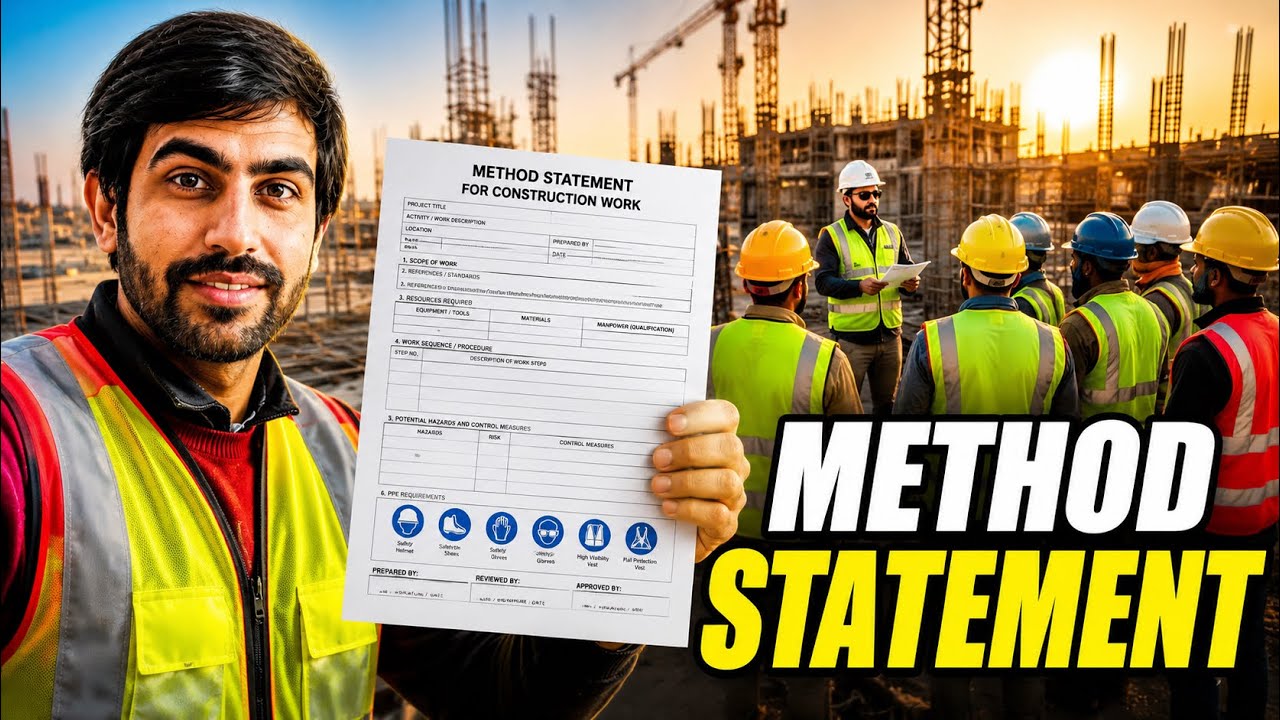 Safety Officer's Daily Routine: Method Statement for Beginners | Safety officer | Ashfaq khan Vlog