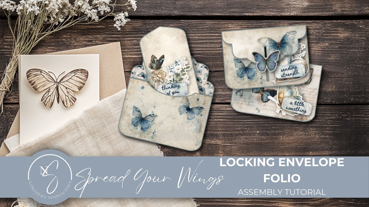 Spread Your Wings Locking Envelope Folio Assembly Tutorial