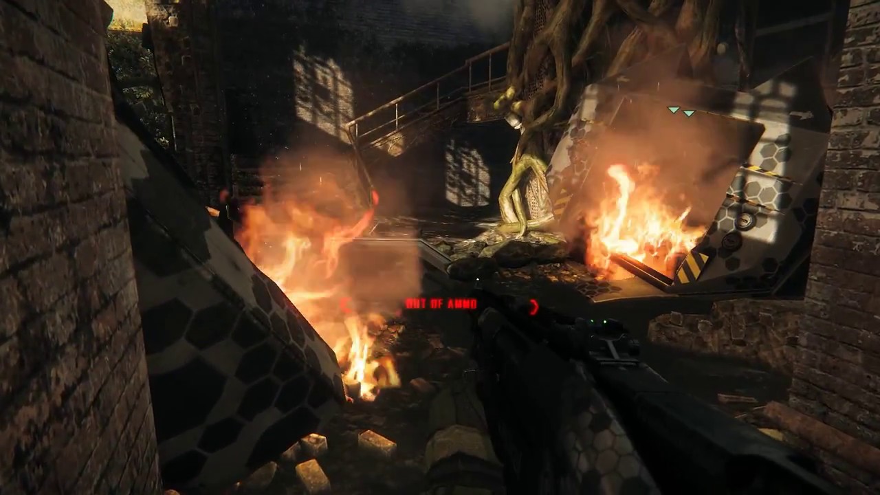 Crysis 3 Hunter mode. Gameplay on Skyline