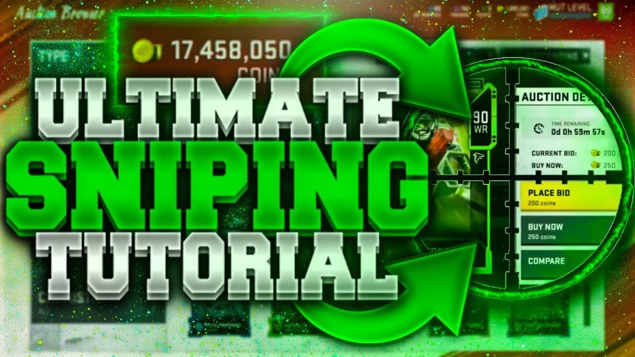 ULTIMATE SNIPING TUTORIAL IN MADDEN 20! | HOW TO SNIPE IN MADDEN 20 ULTIMATE TEAM!!