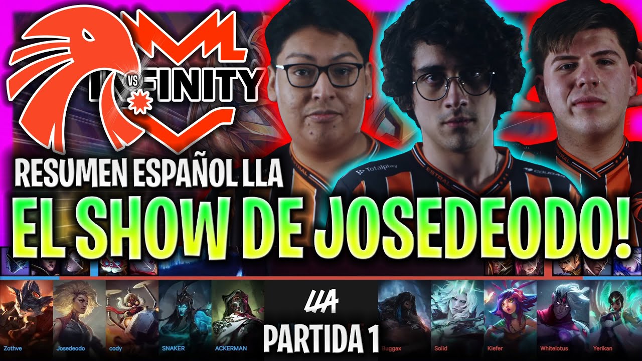 JOSEDEODO DA MUCHO SHOW CON SU NUEVO EQUIPO! | EST vs INF Partida 1 RESUMEN LLA APERTURA 2024
