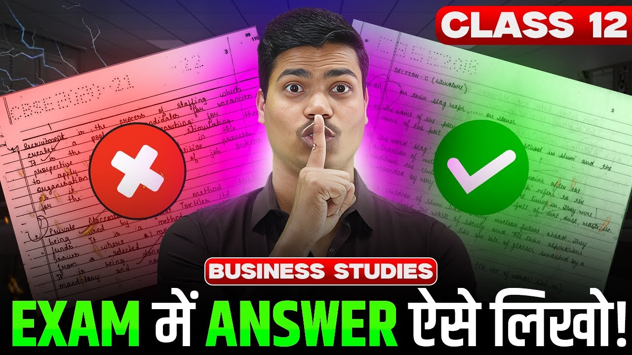 TOPPERS SECRET | ANSWER WRITING TIPS IN BUSINESS STUDIES | CLASS 12 BOARD EXAM 2025