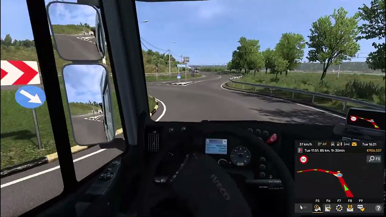 Industrial Backbone Scrap Metal Transport Across Romania Iveco Truck ETS 2 220 km №3