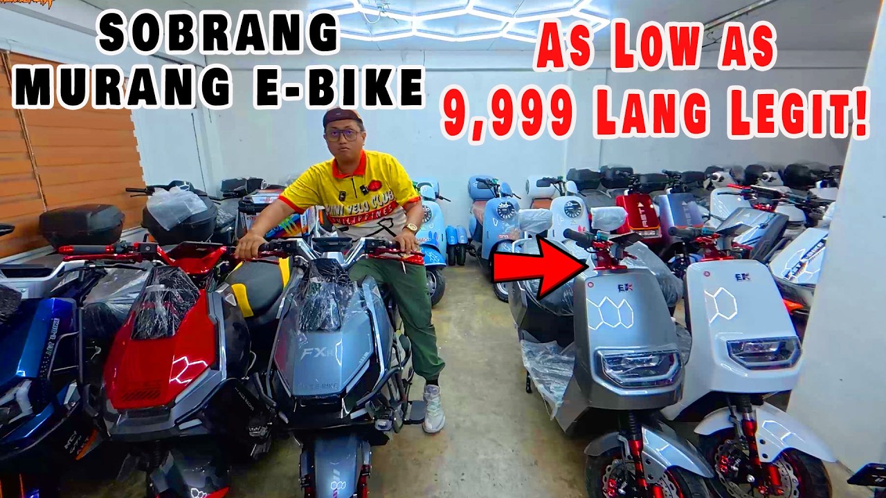 Tumaas na Presyo ng Gasolina Bumababa naman ang Presyo ng E-bike 9,999 Lang!