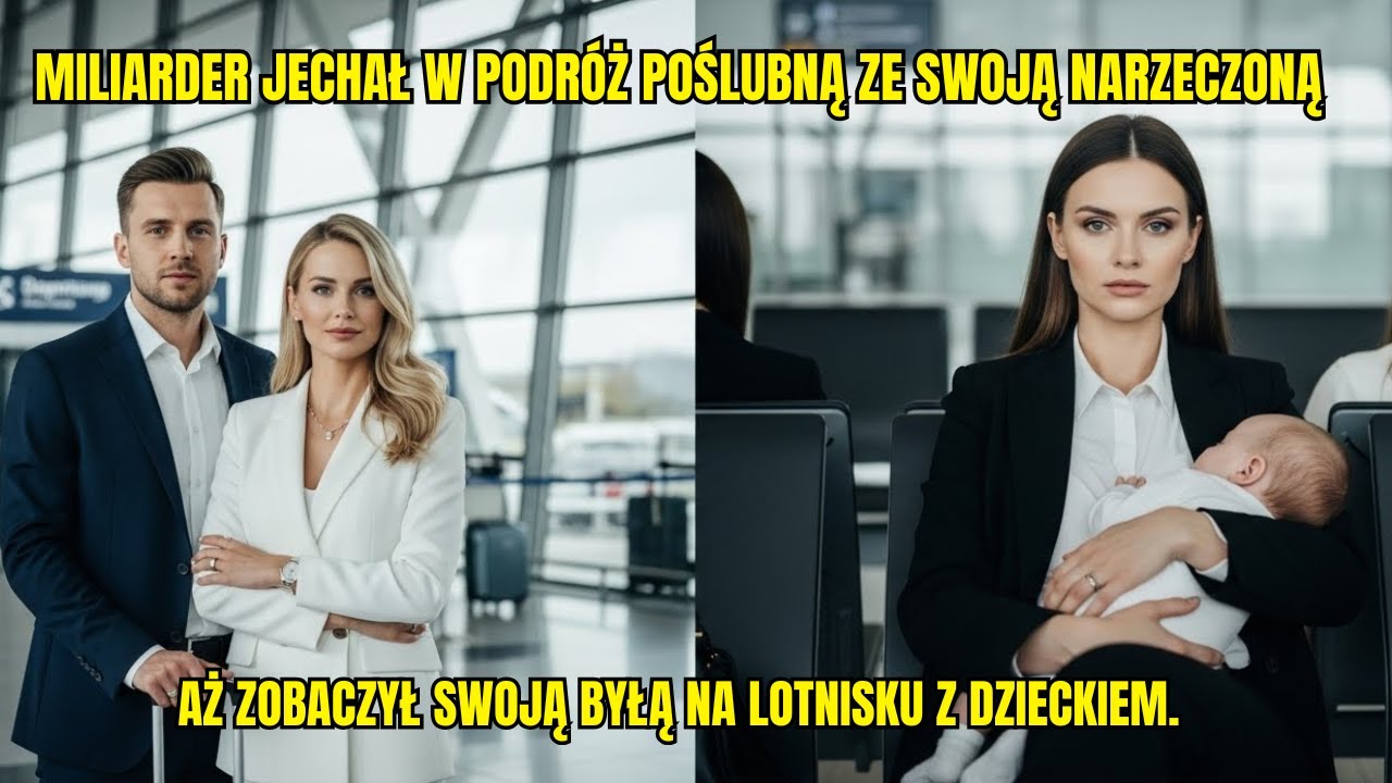 Miliarder leciał w podróż poślubną z narzeczoną — aż zobaczył byłą na lotnisku z dzieckiem