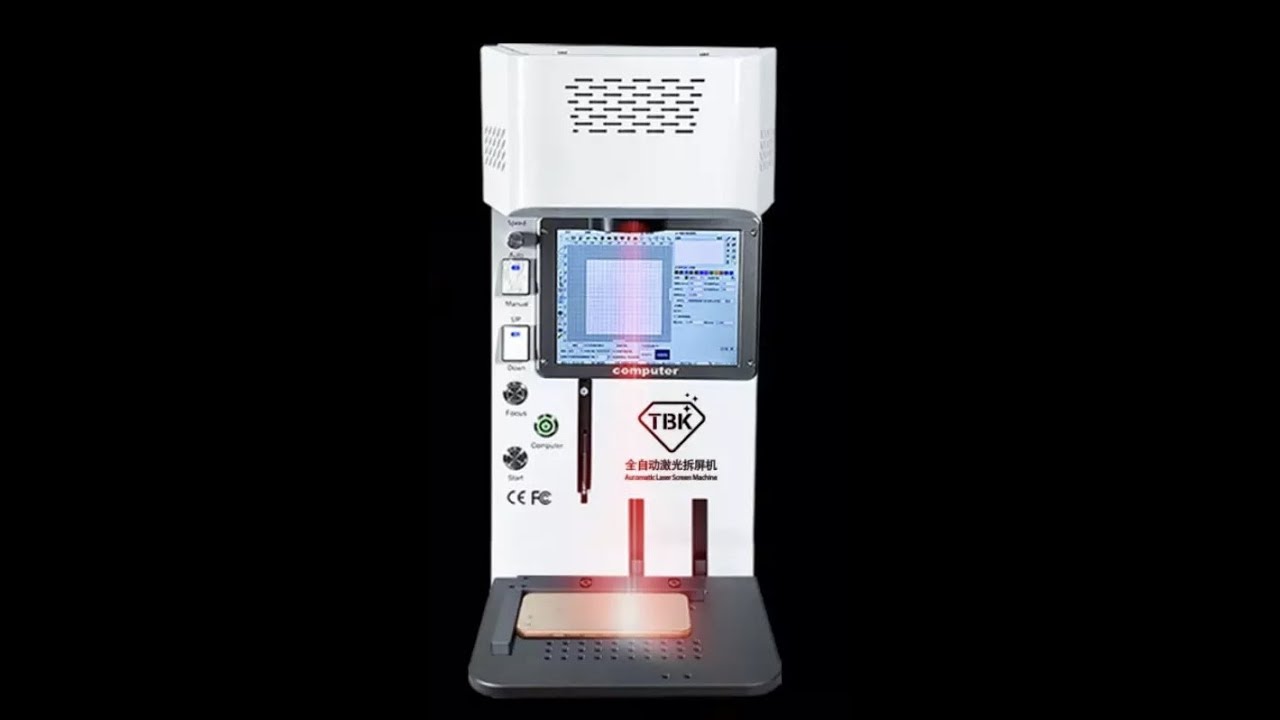 reparar un iphone 11 con  lacer machine TBK 958B