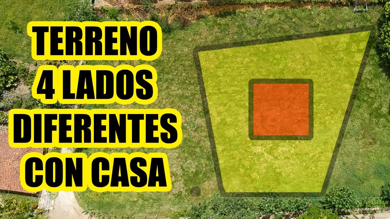 COMO CALCULAR LOS METROS CUADRADOS DE UN TERRENO CON CUATRO LADOS DIFERENTES 2