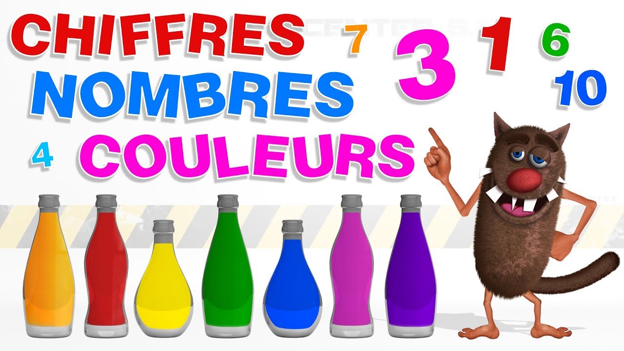 Apprendre aux enfants les Chiffres et les couleurs (Learn Numbers and colors for kids, toddlers) 4k