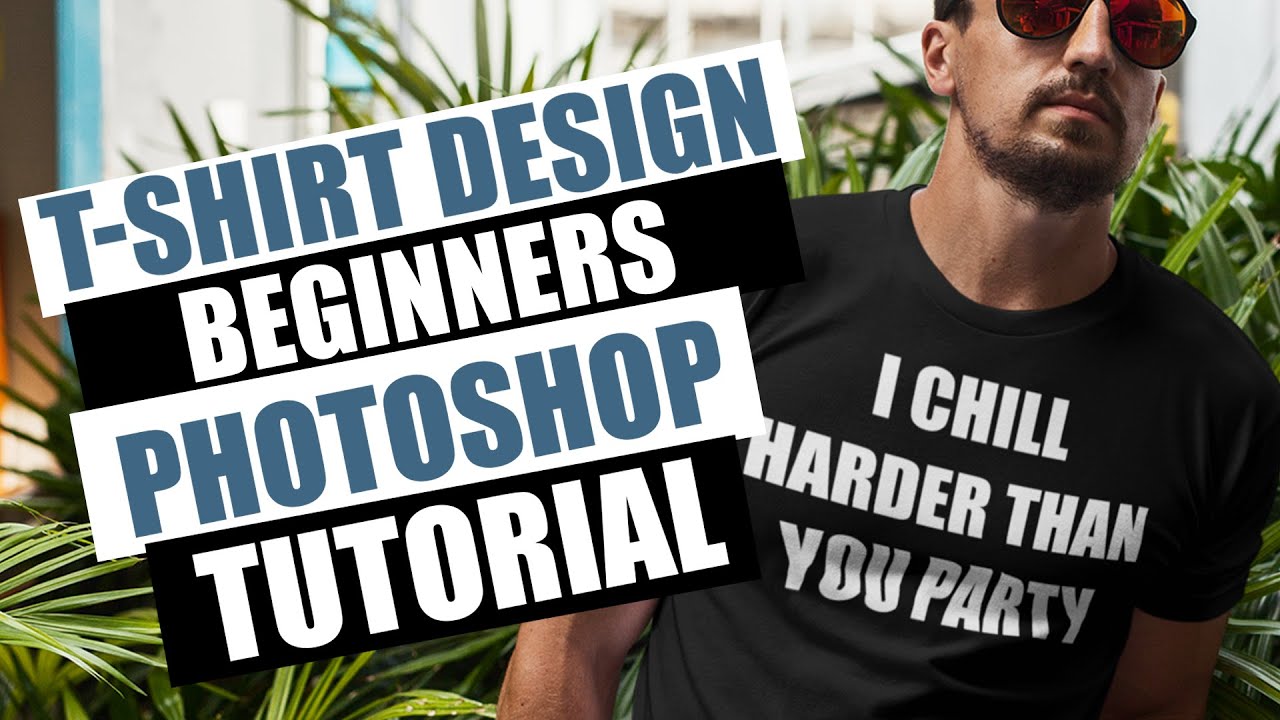 Print On Demand Beginners  Photoshop Tutorial For Text Based T-Shirt Designs/ Merch By Amazon