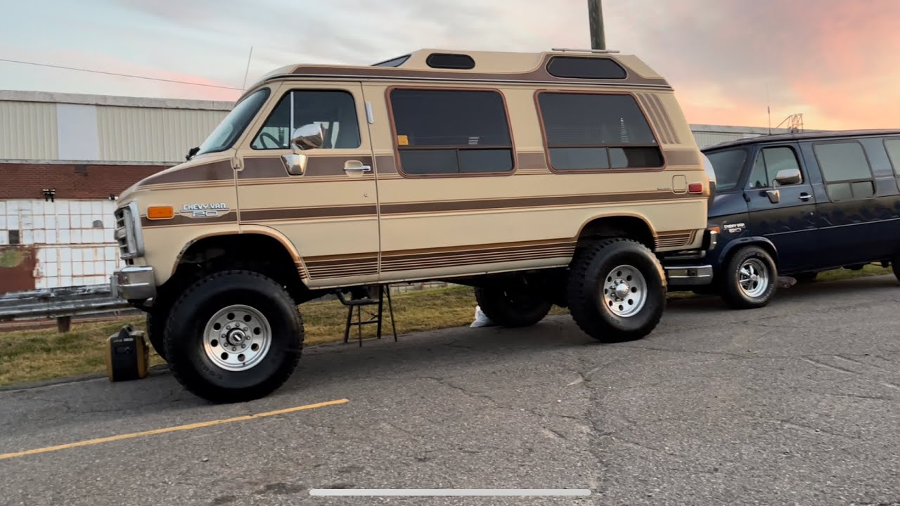 Wood Floor 4x4 Chevy Van - Swim Shop 4x4 Vans