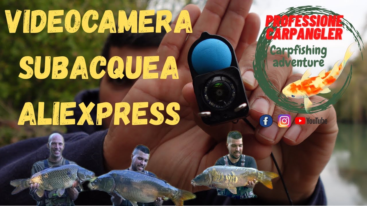 CARPFISHING Telecamera subacquea AliExpress, utile o no?