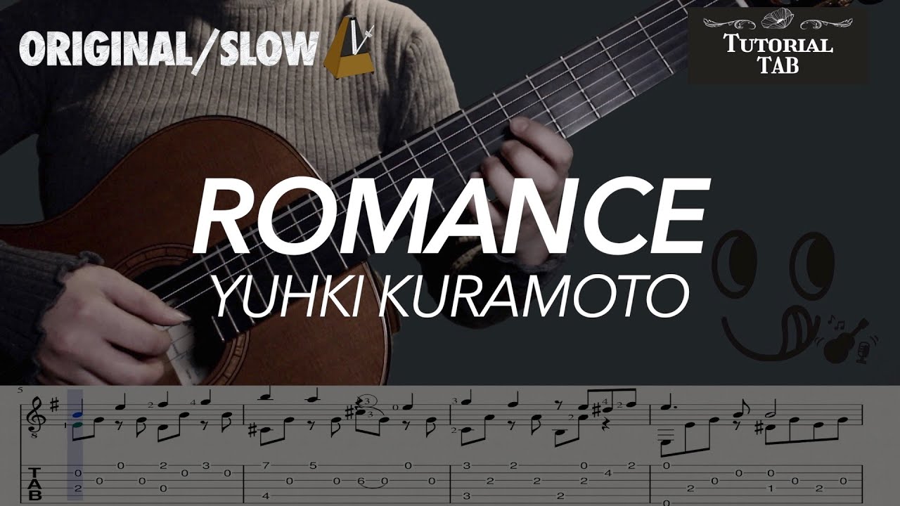 Second Romance - Yuhki Kuramoto (Fingerstyle Tutorial with TAB)