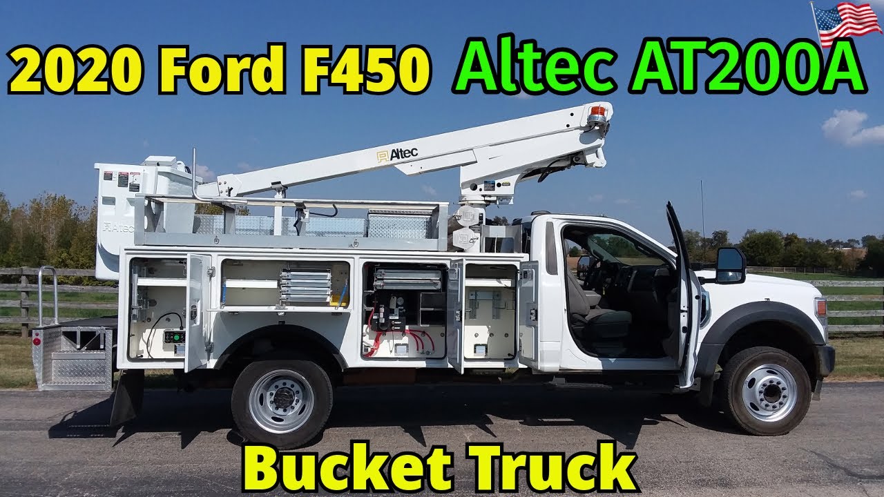 2020 Ford F-450 Altec AT200A bucket truck