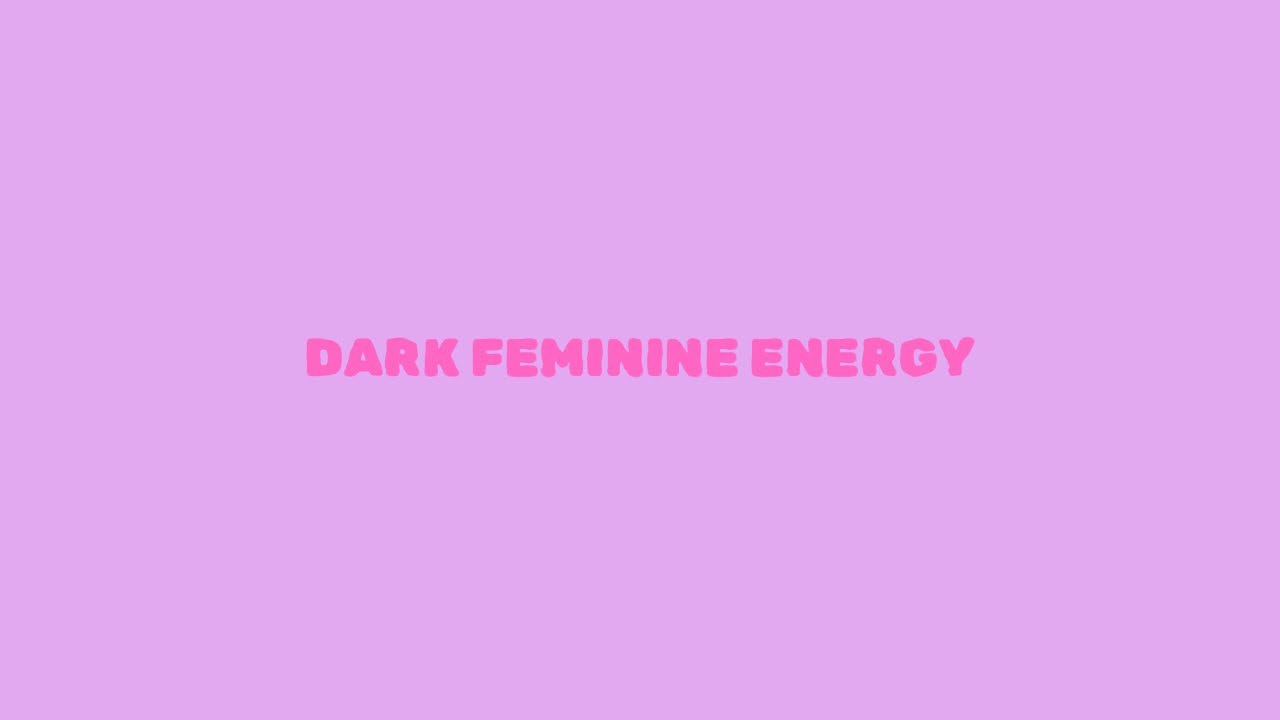 Dark feminine energy | energia femminile 