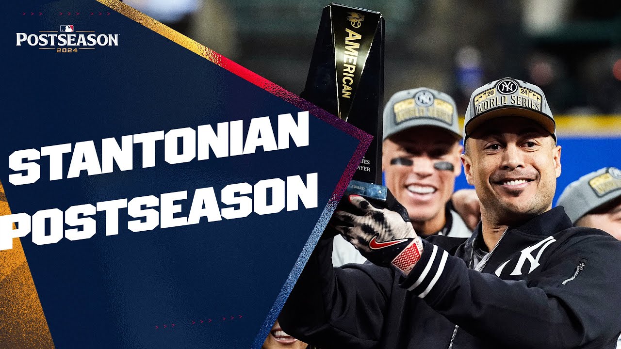 ALCS MVP! Giancarlo Stanton has been CLUTCH this postseason!
