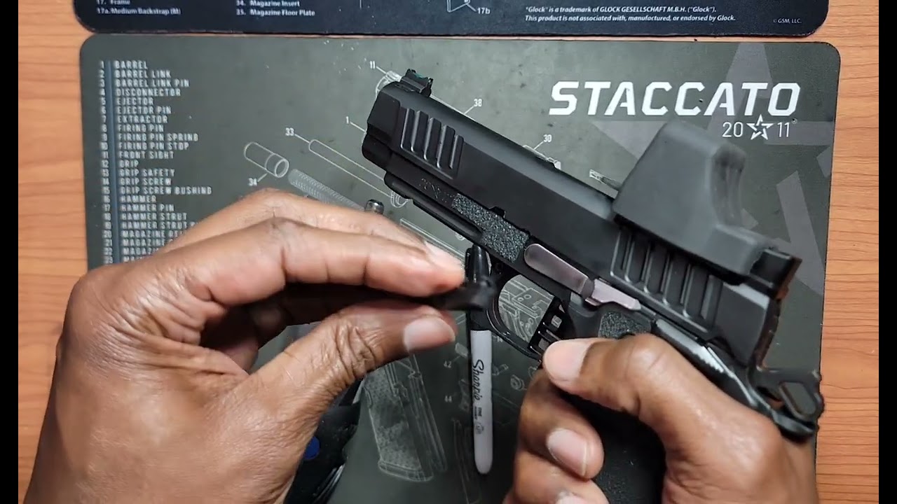 Модификация удлиненного затвора Staccato P от Triac Systems