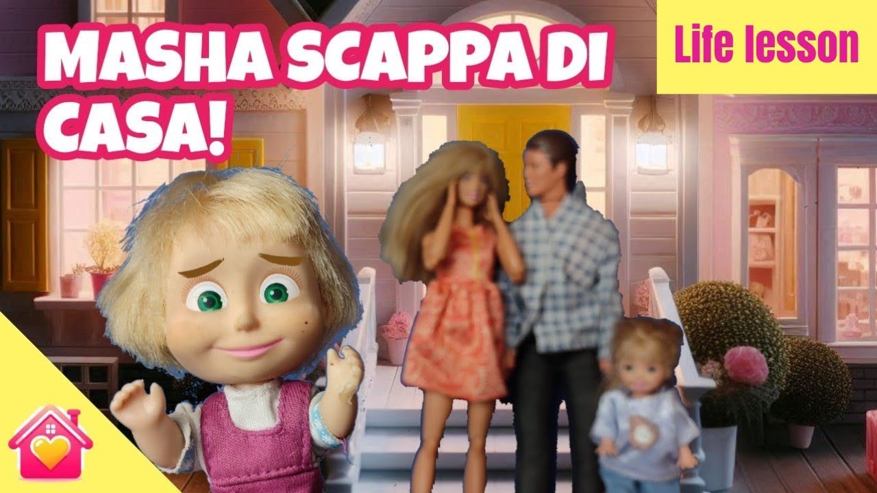 Masha scappa di casa!/Le avventure di Masha/ video educativo