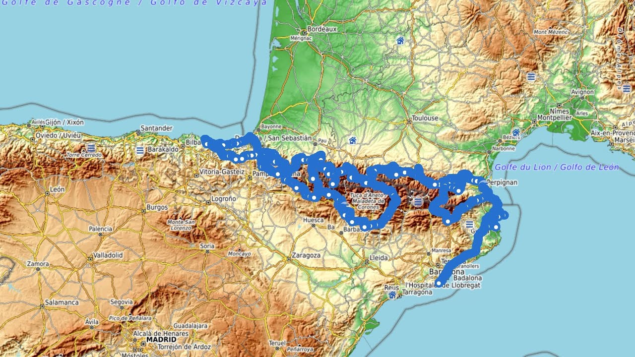 Motorrad Pyrenäen 2022 - Mittelmeer - Atlantik - Mittelmeer