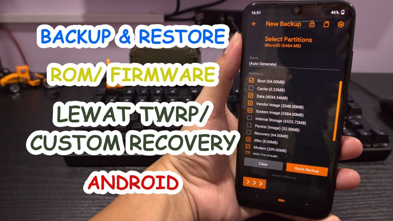 Begini Cara Backup & Restore ROM/ Firmware Android Lewat TWRP All Smartphone Android
