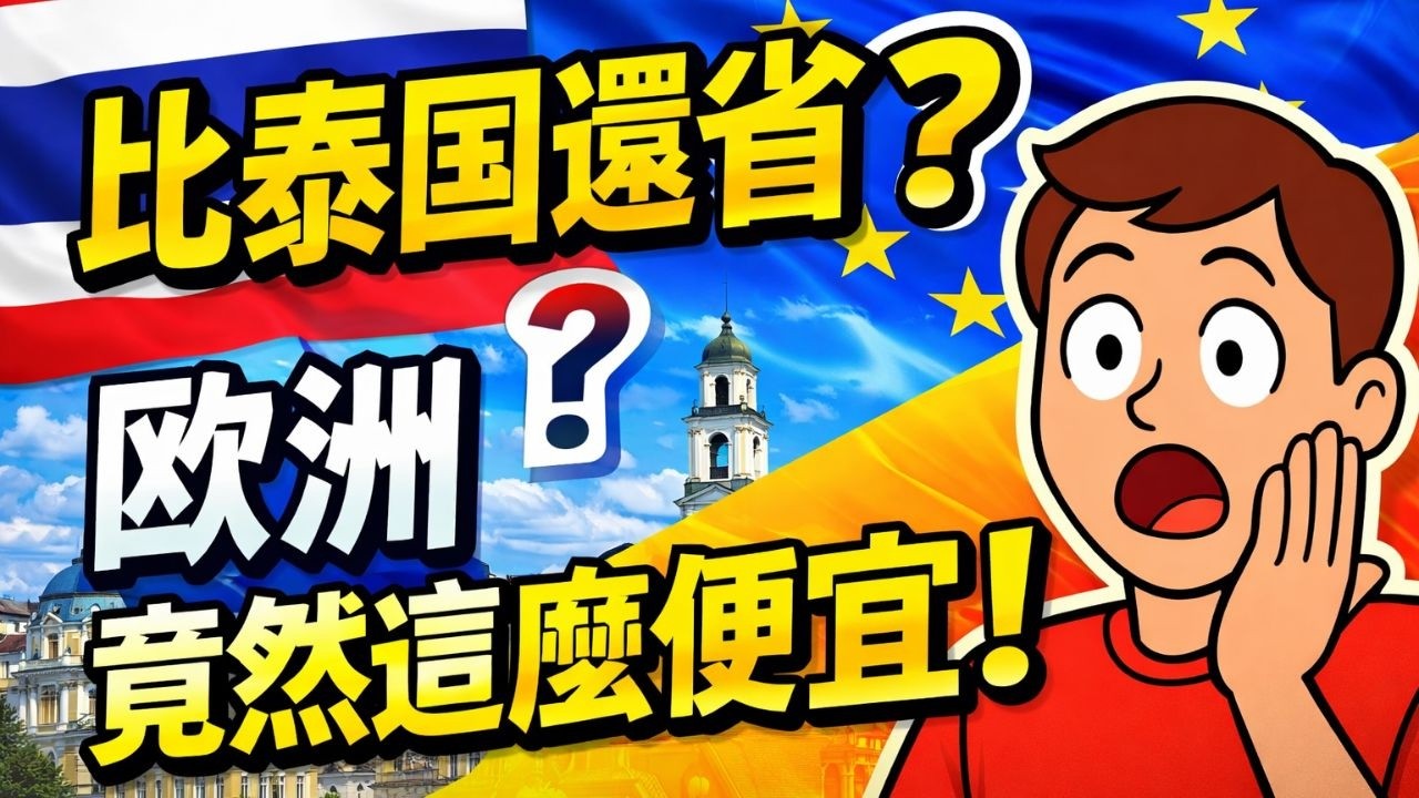比泰國還省！這些歐洲國家便宜到像開掛，第一名真的不合理！