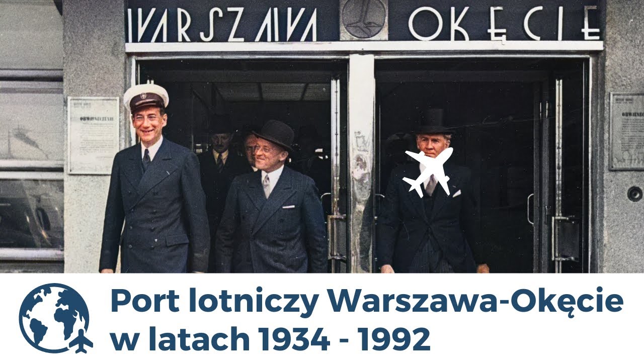Port lotniczy Warszawa Okęcie w latach 1934 - 1992 na archiwalnych fotografiach