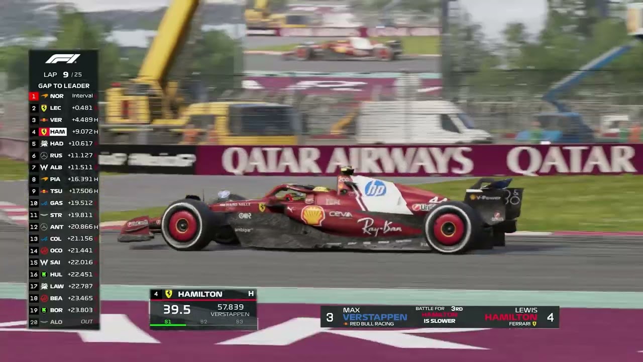 ❗Lewis Hamilton Vs George Russell❗Race F1 Mexico Hermanos Rodriguez  #MexicanGP 2025