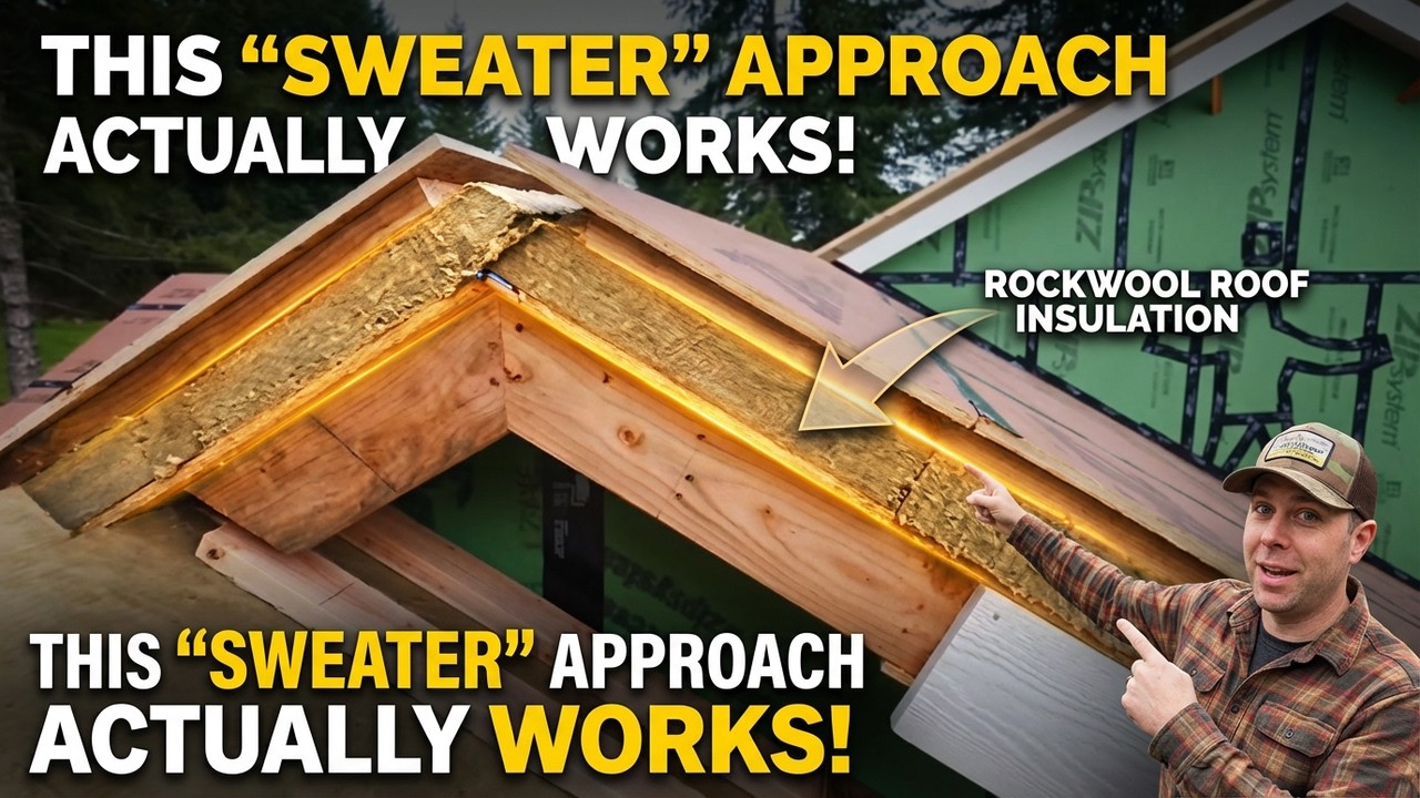 This Sweater Approach to Roof Insulation Actually Works