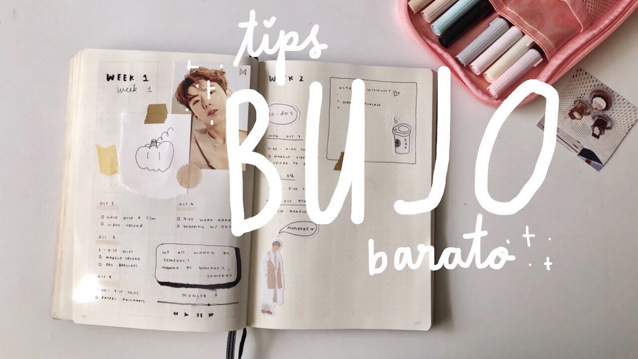 tips para empezar un bullet journal barato y bonito uwu