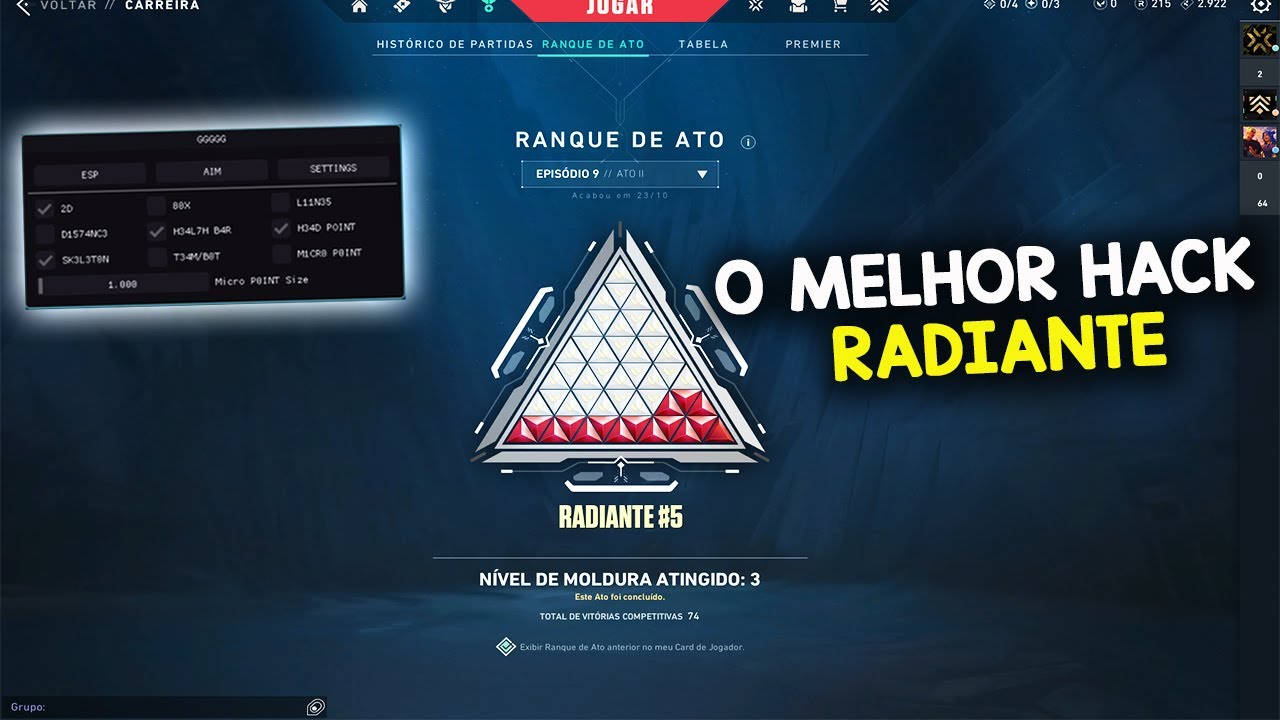 o MELHOR HACK de VALORANT está DE VOLTA!