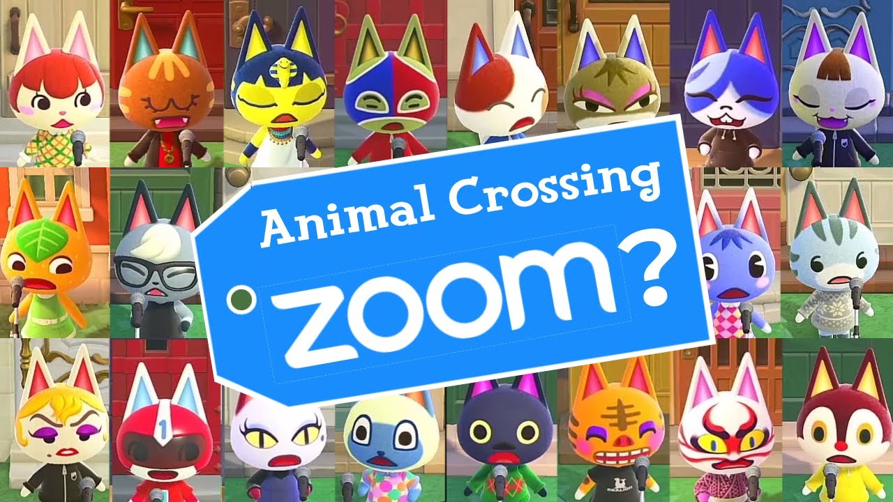All 23 Cat Villagers Singing K.K. Metal in Animal Crossing: New Horizons - ACNH Zoom ?