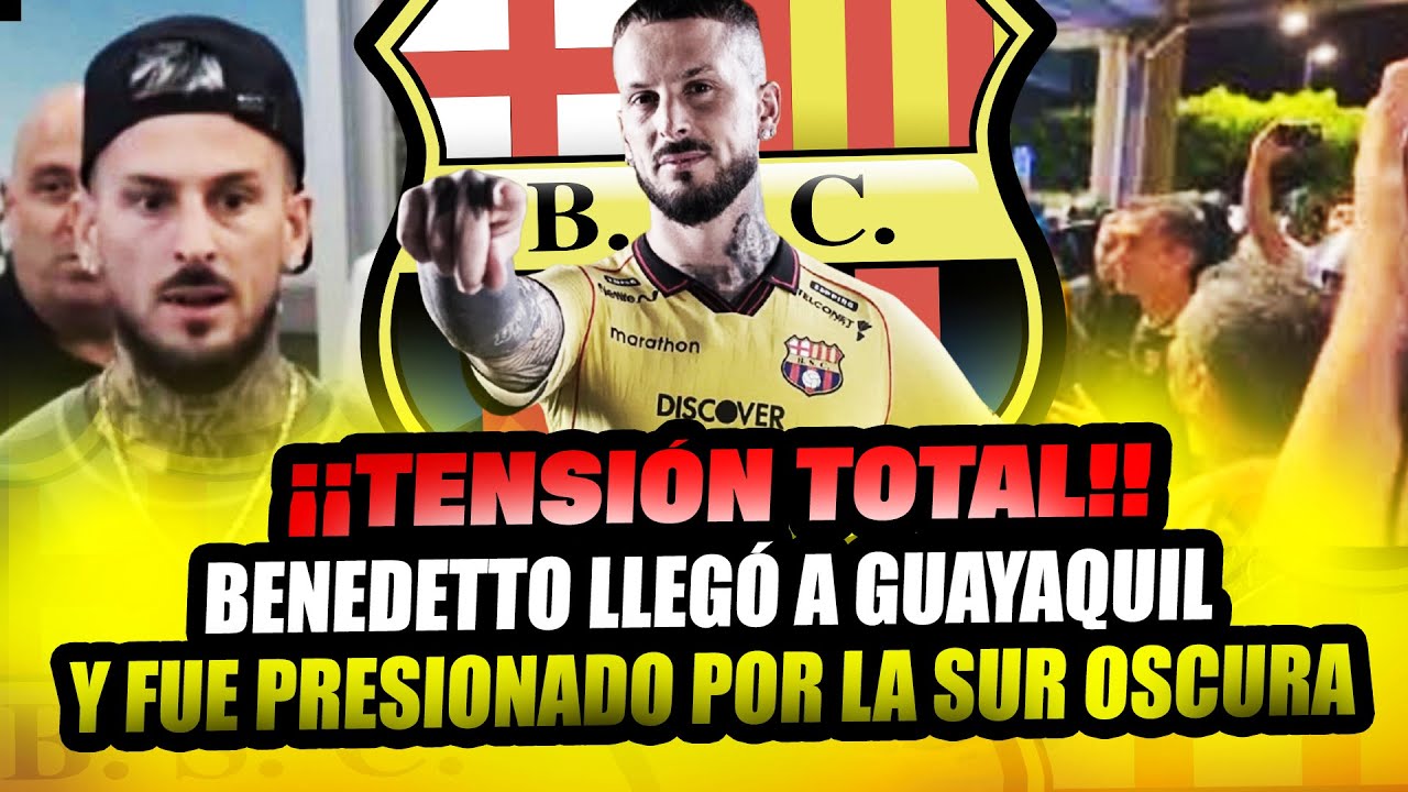 💣 “¡TENSIÓN TOTAL! Benedetto llegó a Guayaquil y fue presionado por la Sur Oscura”