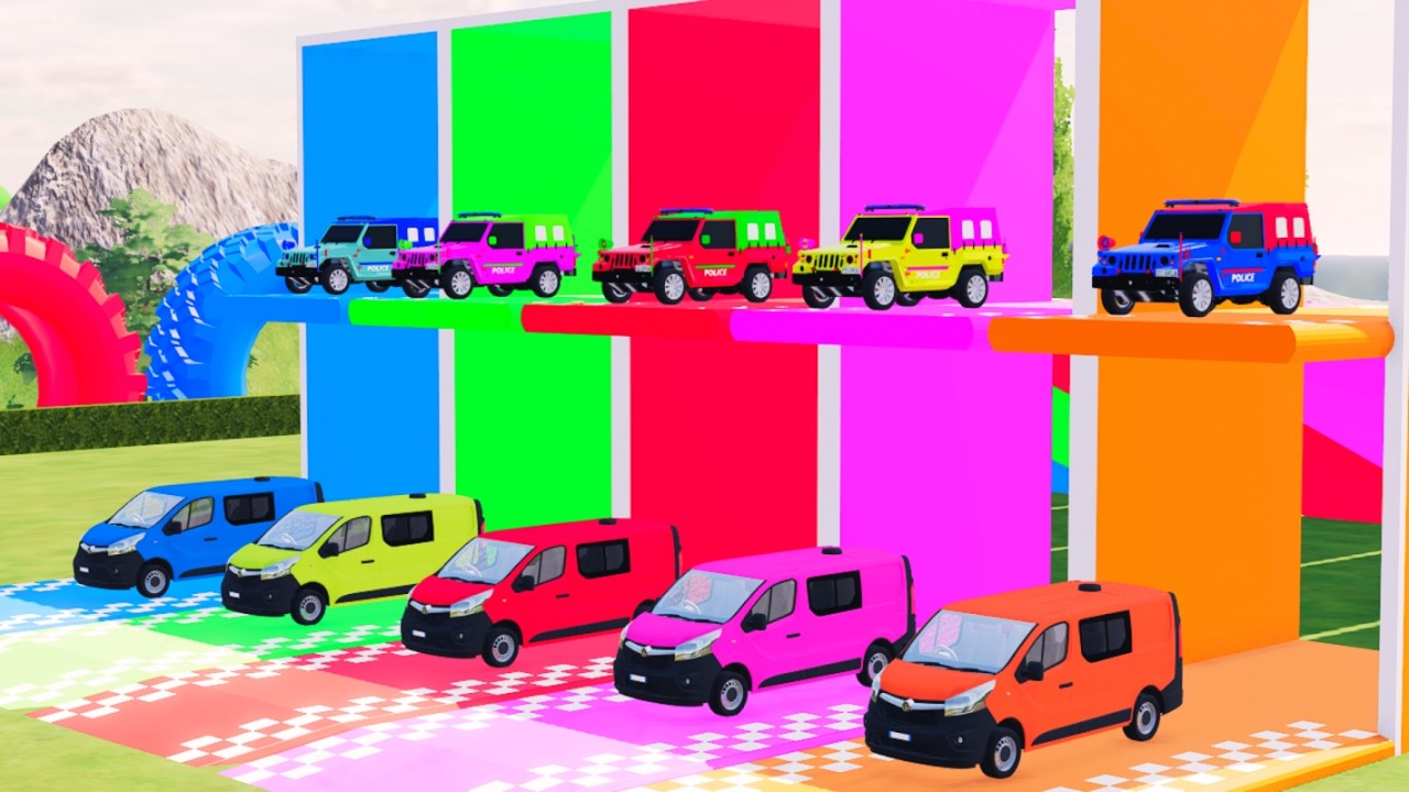 TRANSPORTING ALL, POLICE CARS, AMBULANCE, BUS TAYO, TRUCK MIXER, TRANSPORT ALL COLORS ! FS22