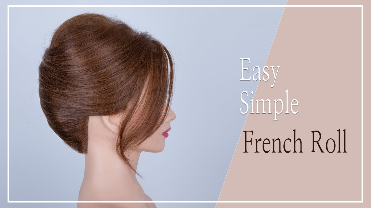 Easy simple Fench roll hairstyle for long hair/소라머리 쉬운맛