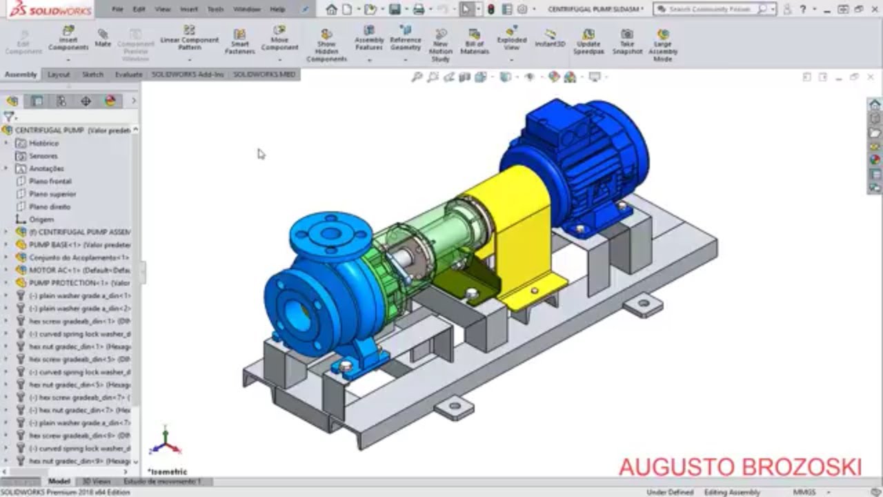 Solidworks Centrifugal Pump 01 - 09