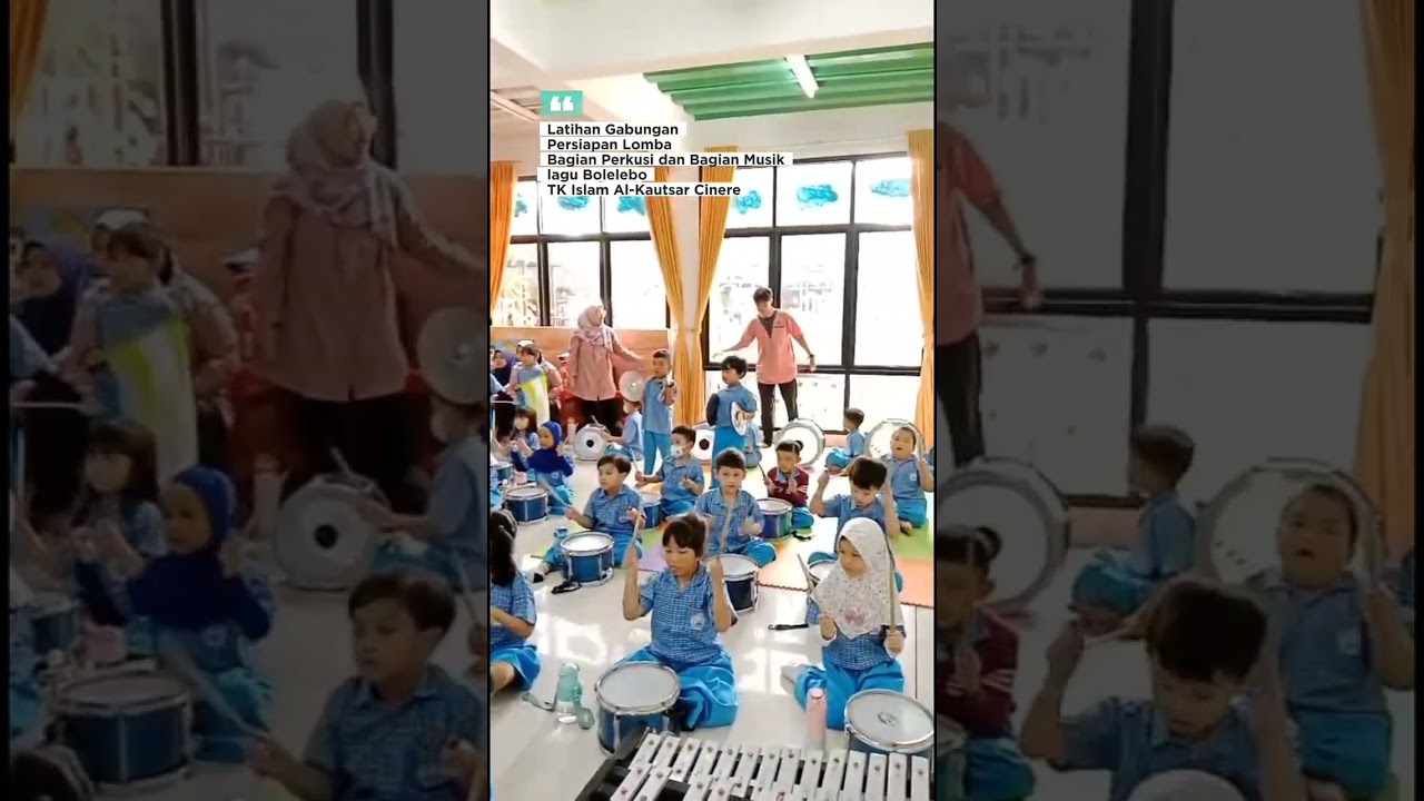 Latihan drumband Cover lagu Bolelebo - TK Islam Al-Kautsar Cinere - Depok