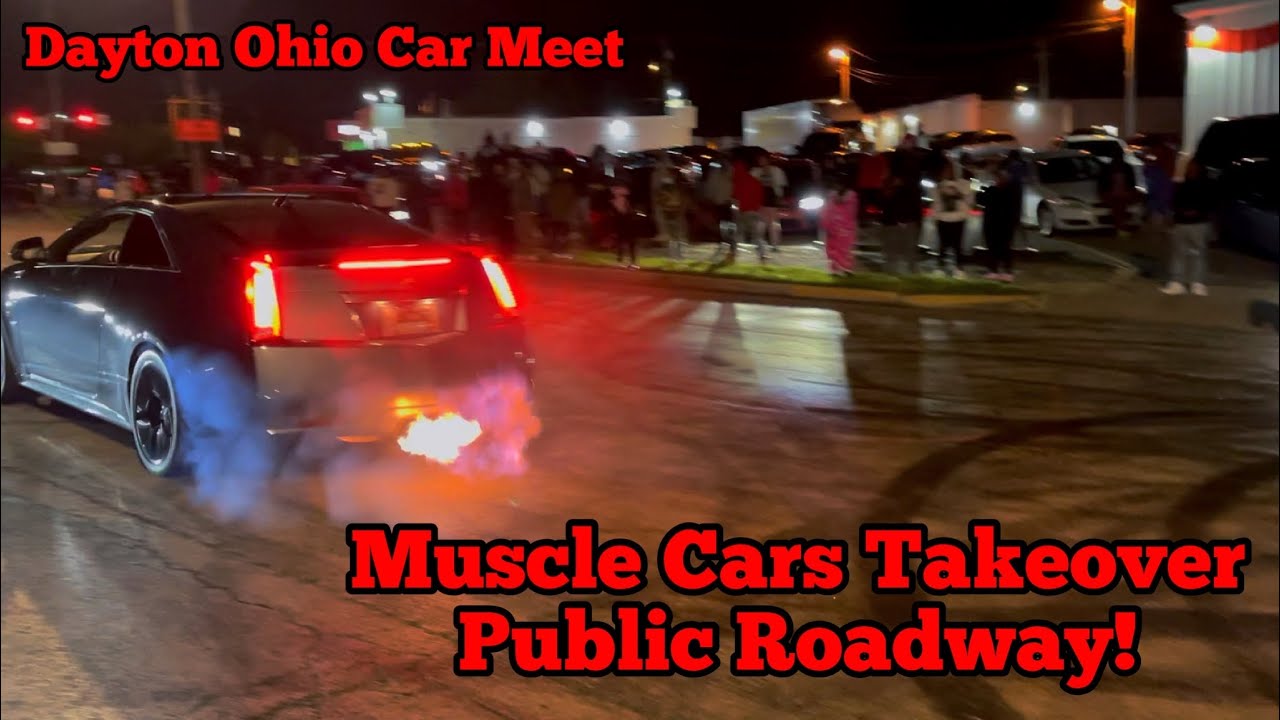 Muscle Cars TAKEOVER City Streets! (Car Meet Gone WILD!)