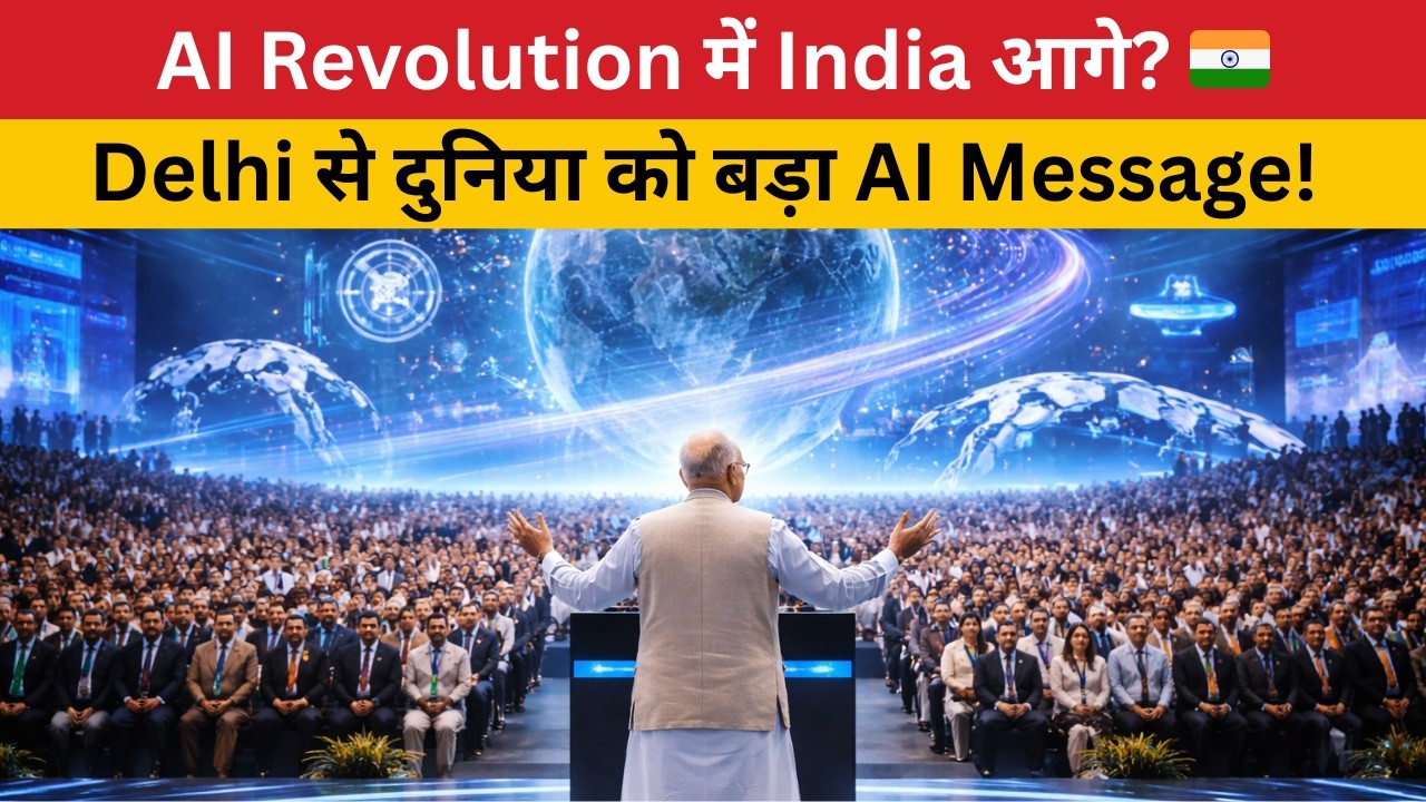 Bharat Mandapam से Global AI Message! India at Forefront of AI Revolution